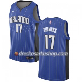 Muški NBA Dres Orlando Magic Jonathon Simmons 17 Nike 2017-18 Royal Swingman
